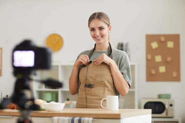 istock Woman preparing for the video 1226884215