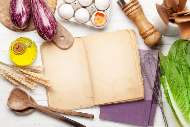 istock Cooking utensils, ingredients and cookbook 1226898850