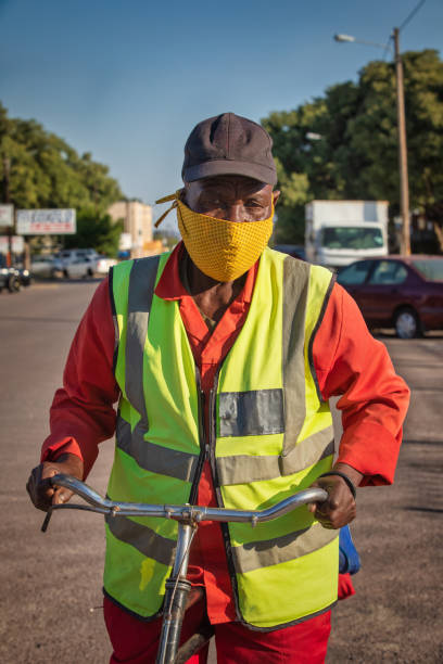 istock African man with a mask 1226900790