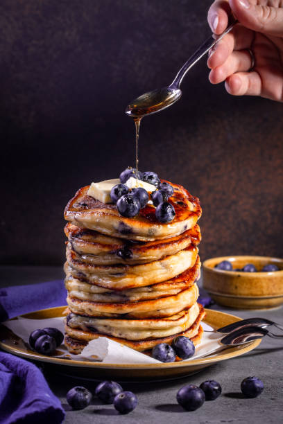 istock Pancakes with ricotta and blueberries 1226916069