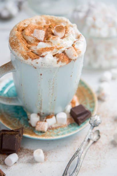 istock Hot aroma chocolate with marsmallow candies 1226917318