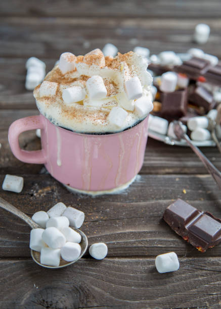 istock Hot aroma chocolate with marsmallow candies 1226917885