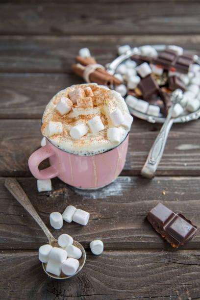 istock Hot aroma chocolate with marsmallow candies 1226917899
