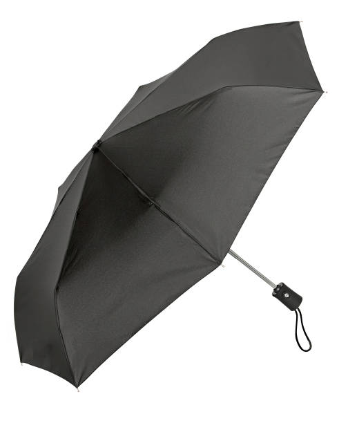 istock Black telescopic stormproof umbrella with clipping path 1226922050