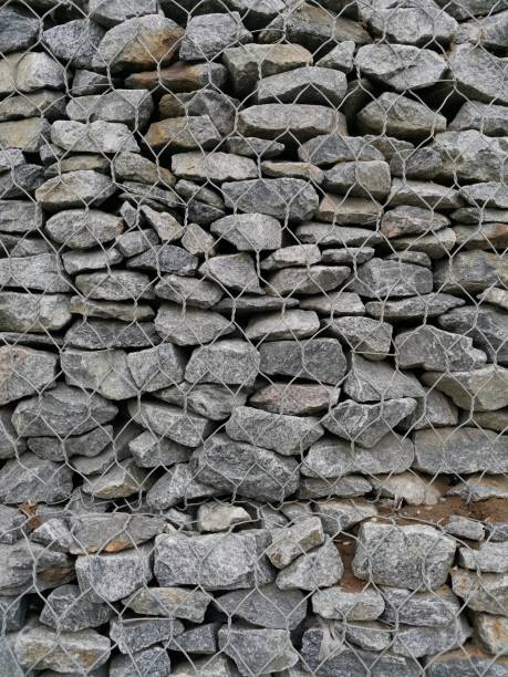 istock Vertical background of Grey Stones 1226929430