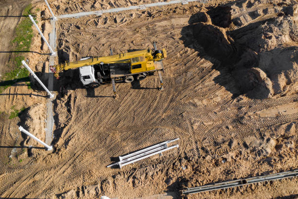 istock the installation of the building frame at a construction site top view 1226929590
