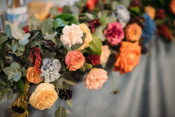 istock Fragment wedding presidium in restaurant 1226936210