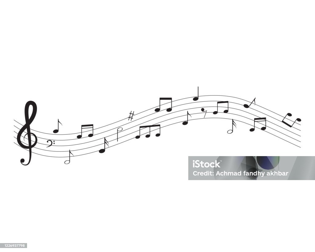 Music Note Vector Image Stock Illustration - Download Image Now - Art ...