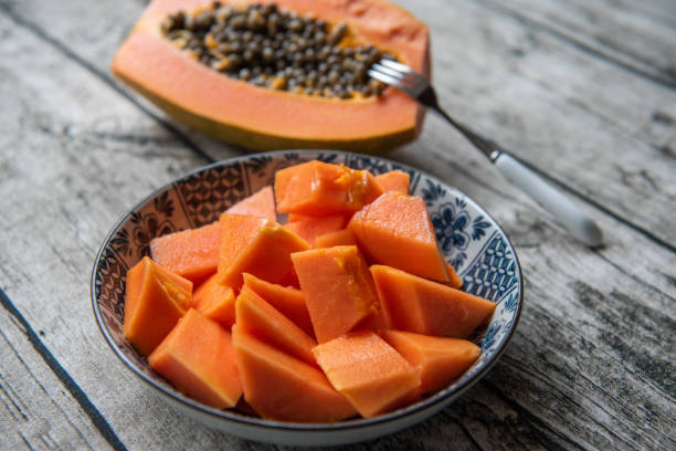 istock Fresh fruit sweet papaya 1226941267