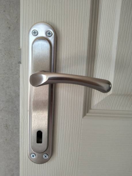 istock Door and puck opening handle 1226953750