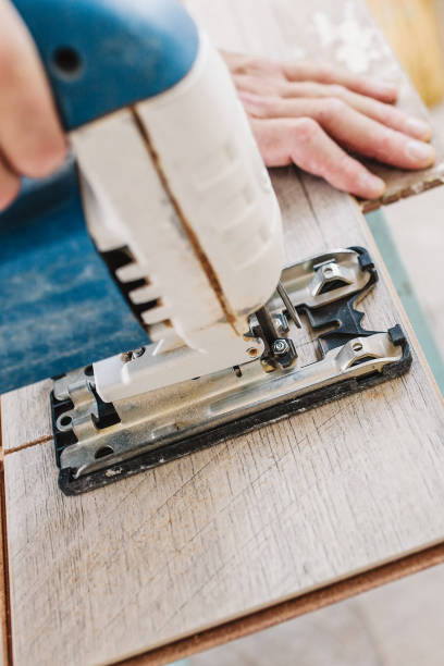 istock Close-up of a jigsaw works 1226955060