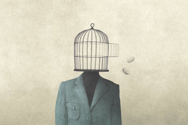 istock man with open birdcage over his head, surreal freedom concept 1226957268
