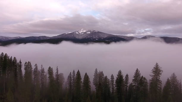 istock Beautiful sunrise view and sea of clouds 1226962103