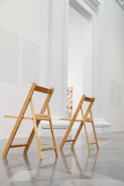 istock wooden chairs inside a building 1226962362