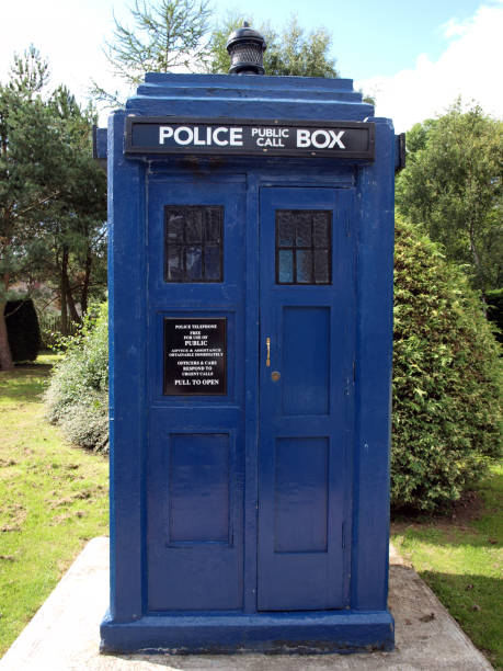 istock Blue Doctor Who Tardis Police Box 122697252