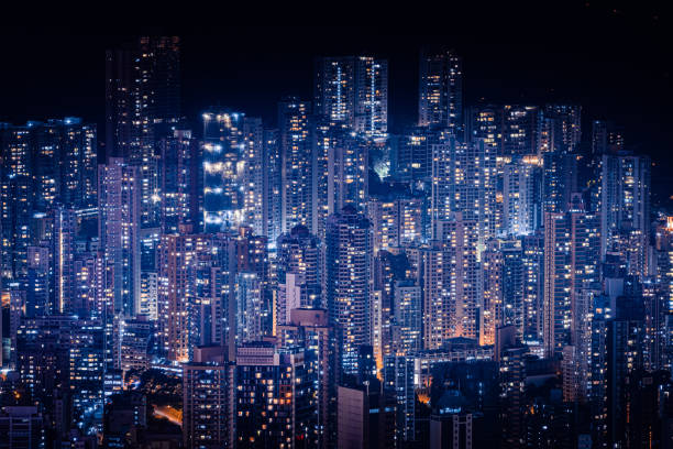 Hong Kong Kowloon city skyline