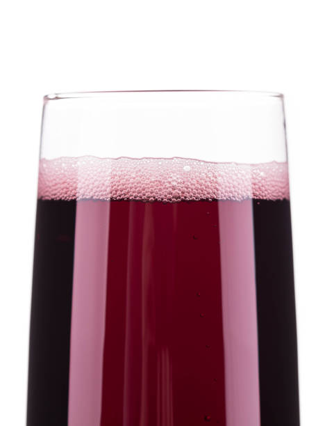 istock Part of a glass with red wine. 1226980865