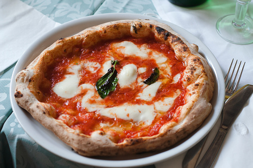 Genuine Neapolitan Pizza Margherita, Italy