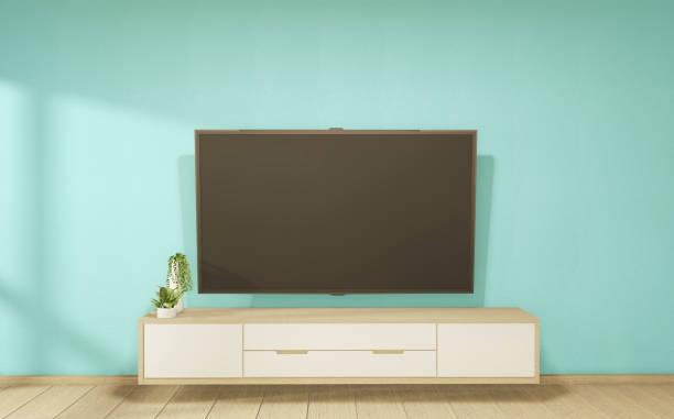 istock tropical style room interior, empty room japan style. 3D rendering 1226982374