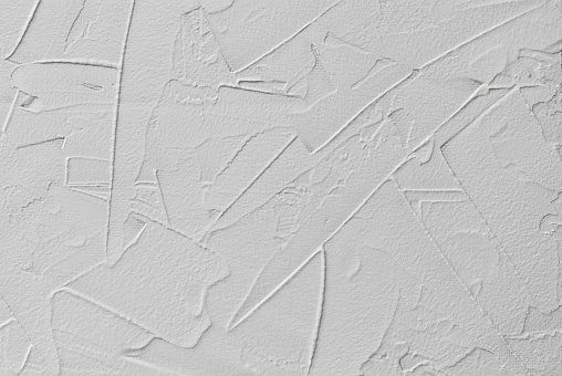 fondo abstracto blanco de relleno de pasta y yeso de unión con guiones irregulares y trazos photo