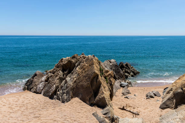 istock Empty Sant Pol de Mar bays Costa Brava Spain 1226983346