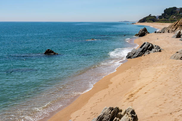 istock Mediterranean Beach Sant Pol de Mar Costa Brava Spain 1226983451