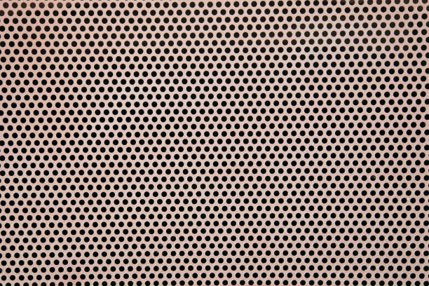 Steel background facade in industrial