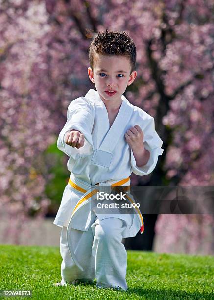 Karate Kid Stockfoto und mehr Bilder von Aikido - Aikido, Asiatischer Kampfsport, Baumblüte