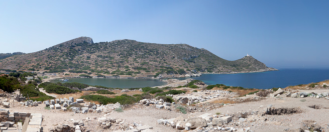 View of ancient city Knidos Datca, Turkey