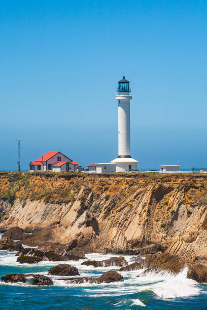 istock famous Point Arena Lighthouse in California 1226991694