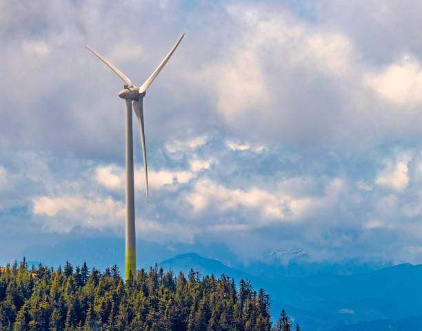 istock Concept: Green power energy generation, wind farm 1226992607