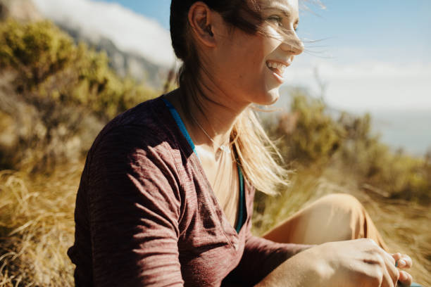 istock Enjoying breathtaking view over nature landscape 1226994085
