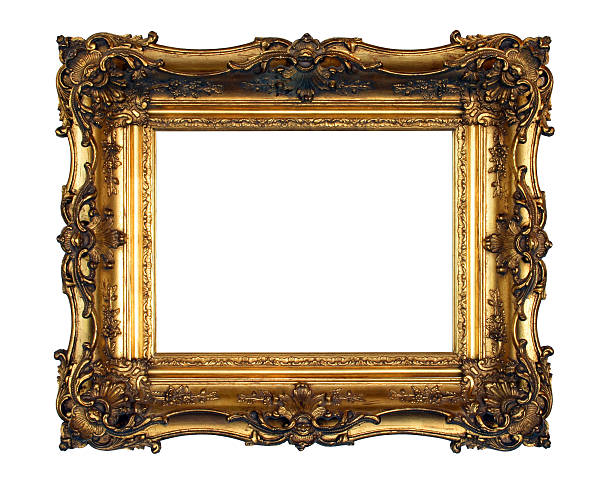 istock Ornate Gold Picture Frame 122699448