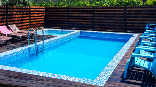 istock Outdoor pool on a Sunny day 1226995781