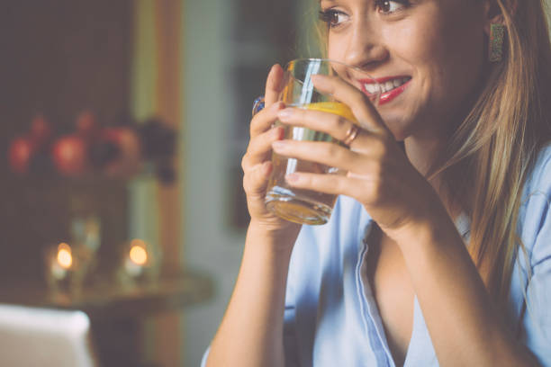 istock Young woman at home 1226998011