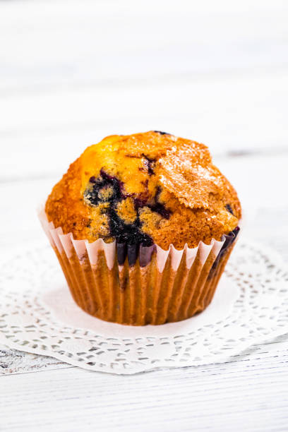 istock Muffins with Blueberries and Fresh Blueberries 1227005176
