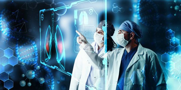 istock doctors engaged in innovative technology and medical research 1227005664