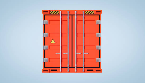 istock 3d rendering of cargo container and  China trade concept design. 1227005798