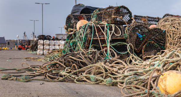istock Fishing locker at Howth harbor near Dublin, Ireland 1227007156