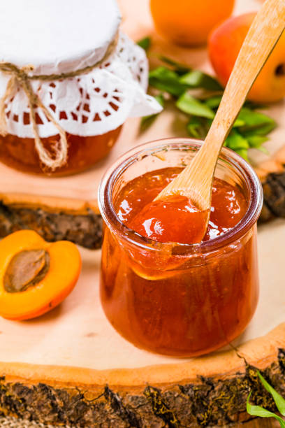 istock Apricot Jam with Fresh Apricot 1227007166