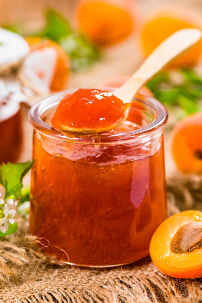 istock Apricot Jam with Fresh Apricot 1227007410