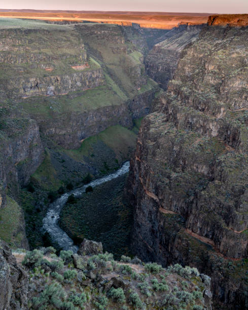 istock Bruneau Canyon in the Idaho desert with a river 1227008548
