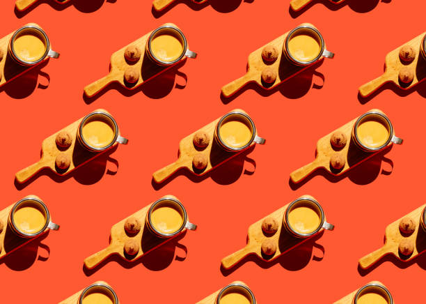 istock seamless background with coffee cups and candies 1227013230