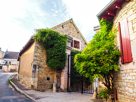 In August 2019, tourists could visit the beautiful village of Volnay in Burgundy in France during a sunny summer day.