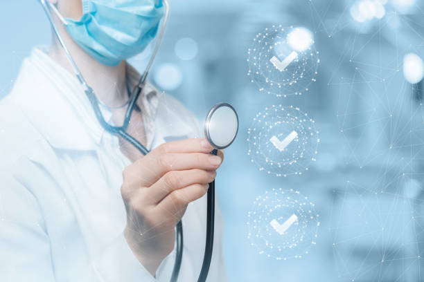 istock Concept of completing the tasks assigned to medical workers. 1227017236