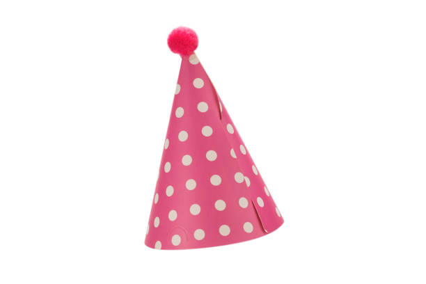 istock Colorful birthday cap isolated on white 1227019208