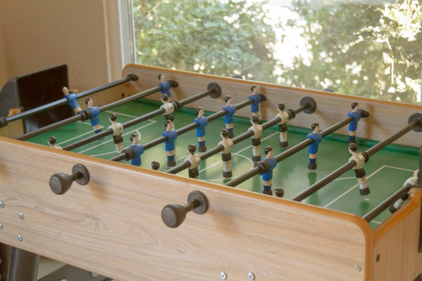 istock Foosball at modern office, close-up view 1227021715