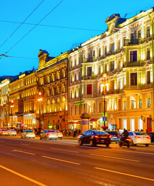istock Nevsky night cityscape, Saint Petersburg 1227025731