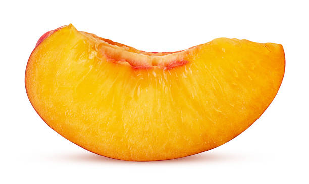 istock Ripe nectarine fruits slice 1227027950