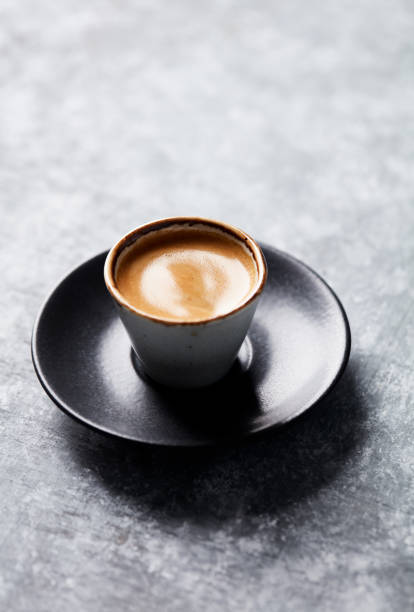 istock Cup of coffee on rustic wooden background. Copy space. 1227040047